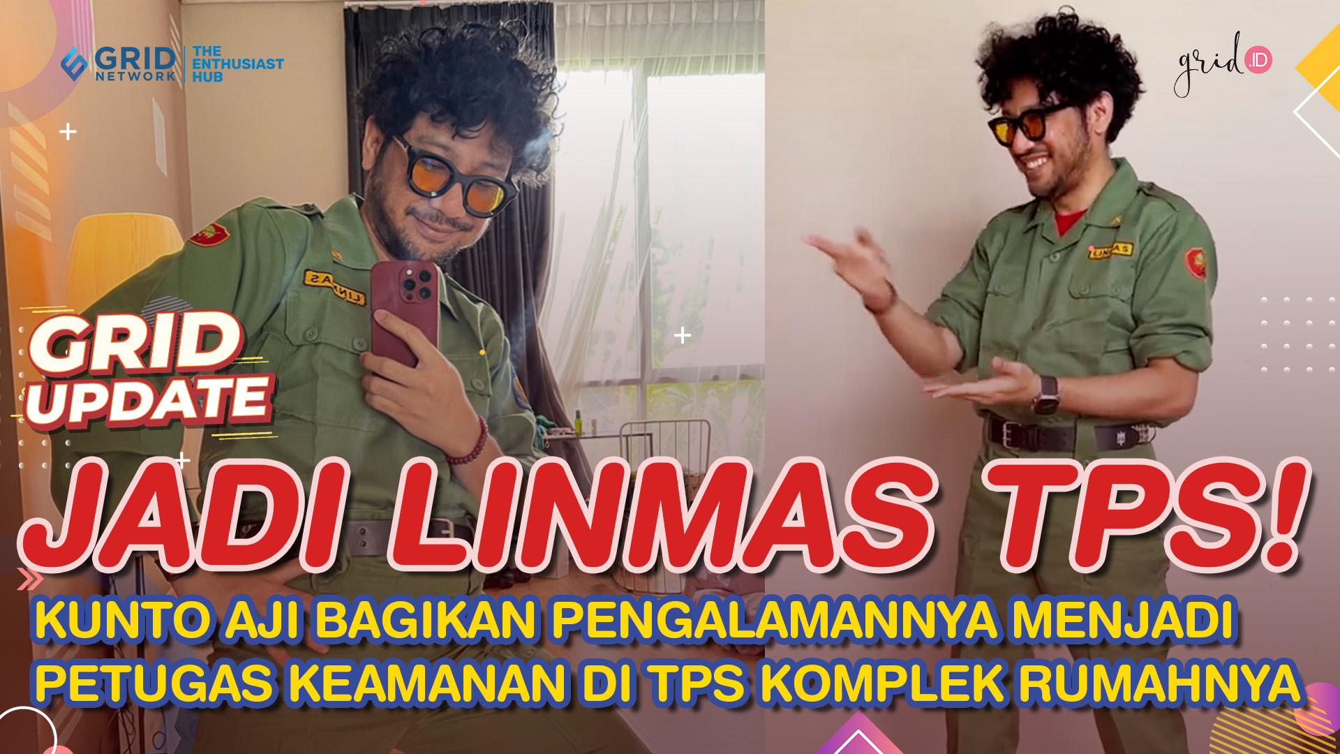 Video TOTALITAS KUNTO AJI Ceritakan Awal Mula Jadi Linmas TPS Komplek