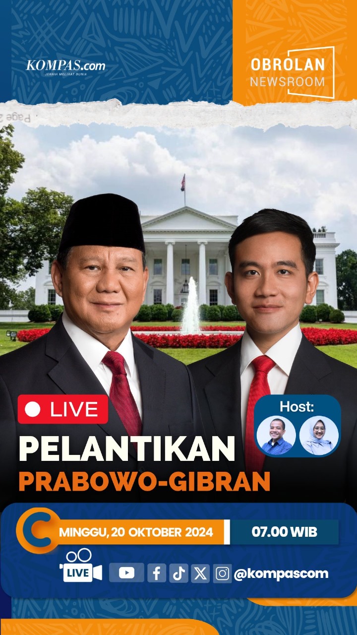 Video Live Pelantikan Presiden Dan Wakil Presiden 2024