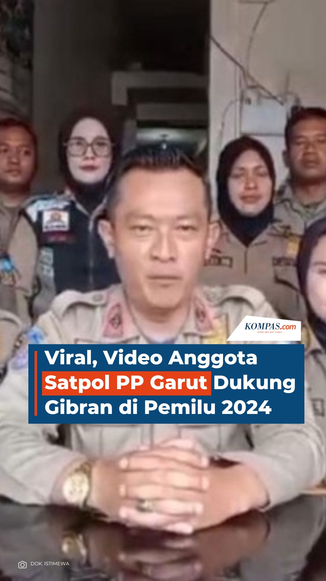 Viral Video Anggota Satpol PP Garut Dukung Gibran Di Pemilu 2024