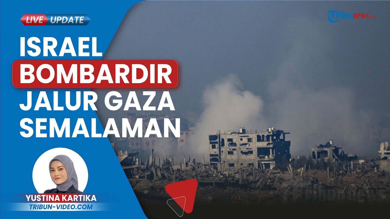 Video Israel Tingkatkan Serangan Udara Di Jalur Gaza Pemboman