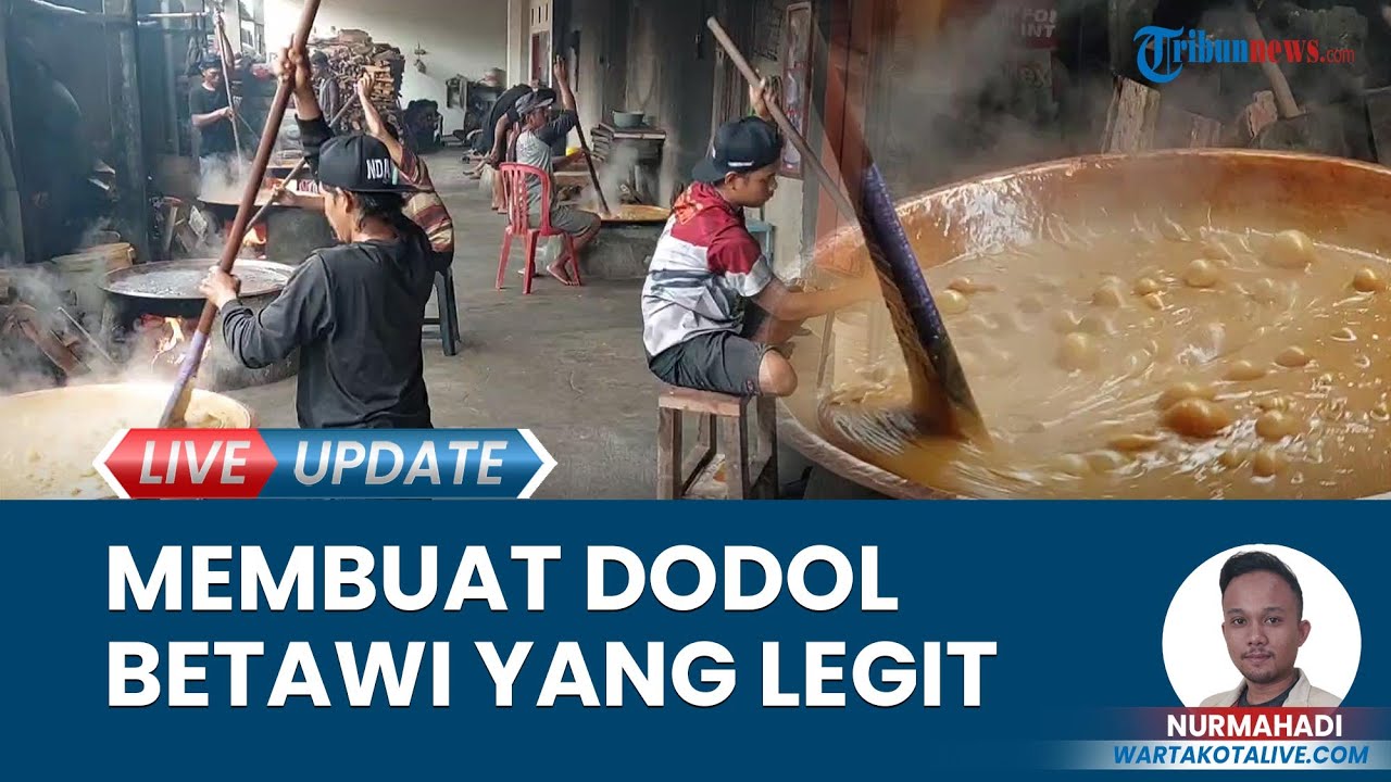 Video Cara Membuat Dodol Betawi Yang Legit Dan Kenyal Cukup Dengan