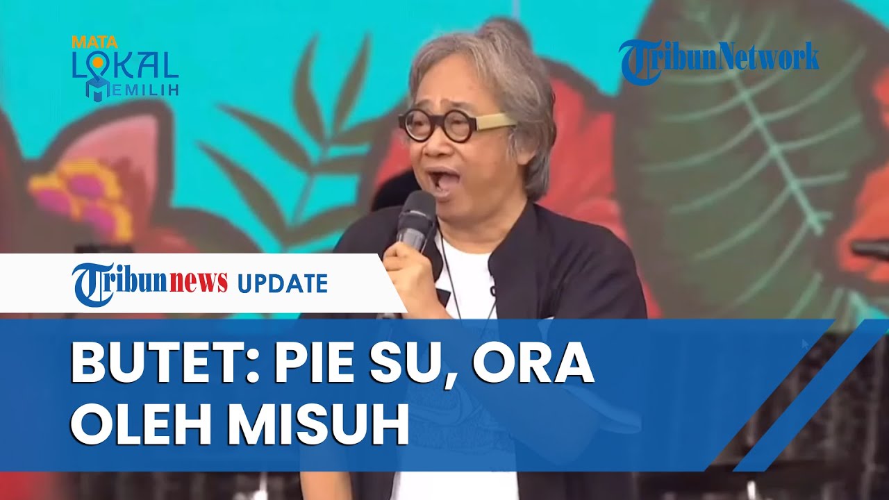 Video Lagi Sindiran Butet Usai Dipolisikan Imbas Hina Jokowi Ora