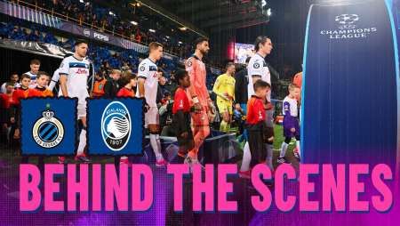 Club Brugge-Atalanta 2-1 | Play-Off Leg 1 #ChampionsLeague | Behind The Scenes