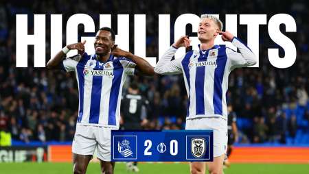 HIGHLIGHTS | Europa League 24/25 #8 | Real Sociedad 2 - 0 PAOK FC