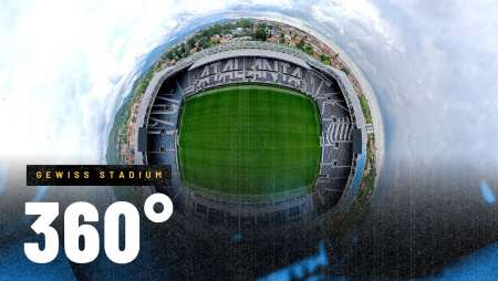 Stadion Gewiss Siap untuk Serbuan Terakhir 🏟️🔥 | Pemandangan Panorama Stadion #Atalanta 🔄
