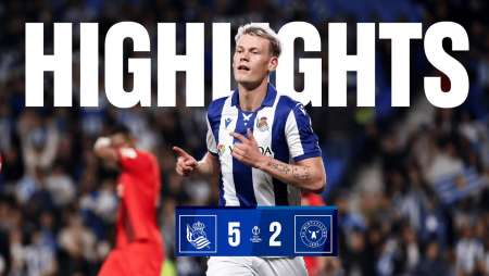 HIGHLIGHTS | Europa League 24/25 PlayOff Leg 2 | Real Sociedad 5 - 2 FC Midtjylland