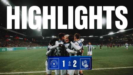 HIGHLIGHTS | Europa League 24/25 PlayOff Leg 1 | FC Midtjylland 1 - 2 Real Sociedad