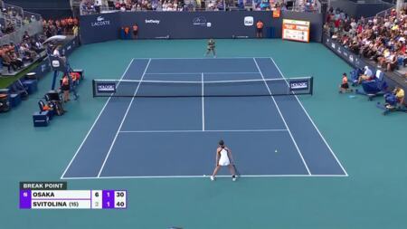 Naomi Osaka Hot Shot vs E Svitolina WTA Miami USA Women Singles_Butch Buchholz March 23 2024_16x9.mp4