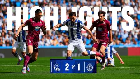HIGHLIGHTS | LaLiga 24-25 Jornada 29 | Real Sociedad 2 - 1 Real Valladolid