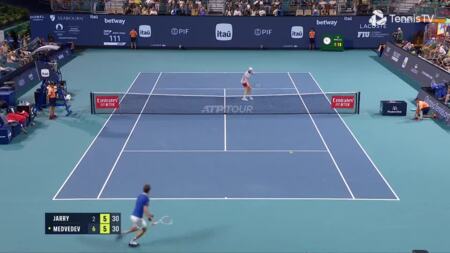 Nicolas Jarry Hot Shot vs D Medvedev Miami March 27 2024_16x9.mp4