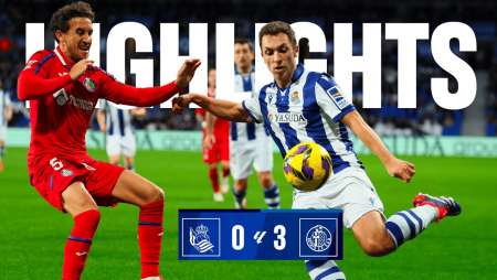 HIGHLIGHTS | LaLiga 24-25 Jornada 21 | Real Sociedad 0 - 3 Getafe CF