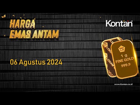 Harga Emas Antam Hari Ini Melemah, Selasa 06 Agustus 2024 | KONTANTV