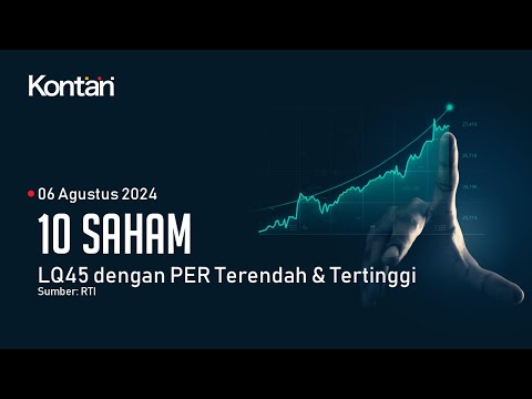 IHSG Naik, LQ45 Naik, CEK 10 Saham LQ45 dengan PER Terendah & Tertinggi 06 Agustus 2024 | KONTAN TV