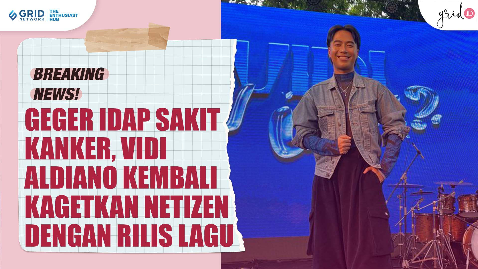 Divonis Sakit Kanker, Vidi Aldiano Malah TibaTiba Rilis Lagu Baru