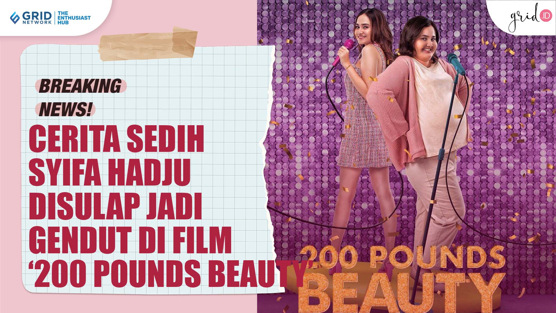 Keseruan Syifa Hadju Disulap Jadi Gendut Saat Syuting Film '200 Pounds Beauty'