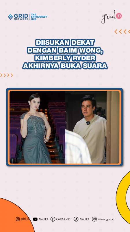 Kimberly Ryder Jawab Isu Kedekatannya dengan Baim Wong