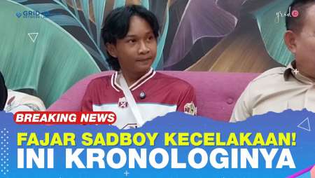 Fajar Sad Boy Jelaskan Kronologi Kecelakaan Tunggal Yang Menimpanya