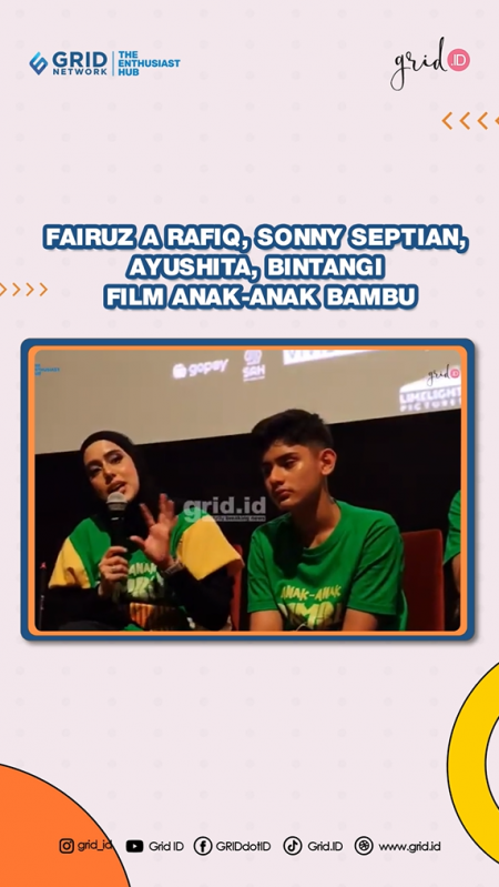 Fairuz A Rafiq, Sonny Septian, Ayushita Bintangi Film Anak Anak Bambu