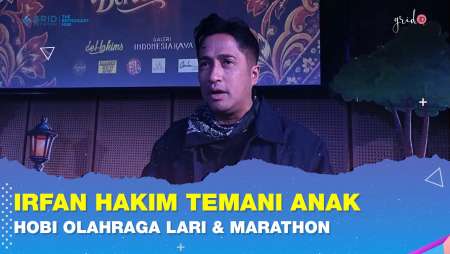 Irfan Hakim Kini Sedang Rutin Latihan Olahraga Lari Bareng Sang Anak Yang Juga Rutin Ikut Marathon