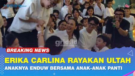 Erika Carlina Rayakan Ulang Tahun Sederhana Anaknya Enduw Di Panti Asuhan