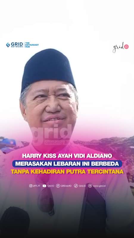 Harry Kiss Ayah Vidi Aldiano Merasakan Lebaran Berbeda Tanpa Putra Tersayangnya