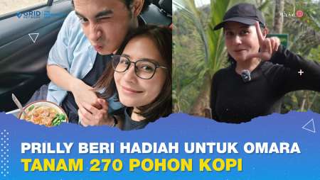 Sederhana Tapi Penuh Makna! Prilly Tanam 270 Pohon Kopi Untuk Omara Esteghlal