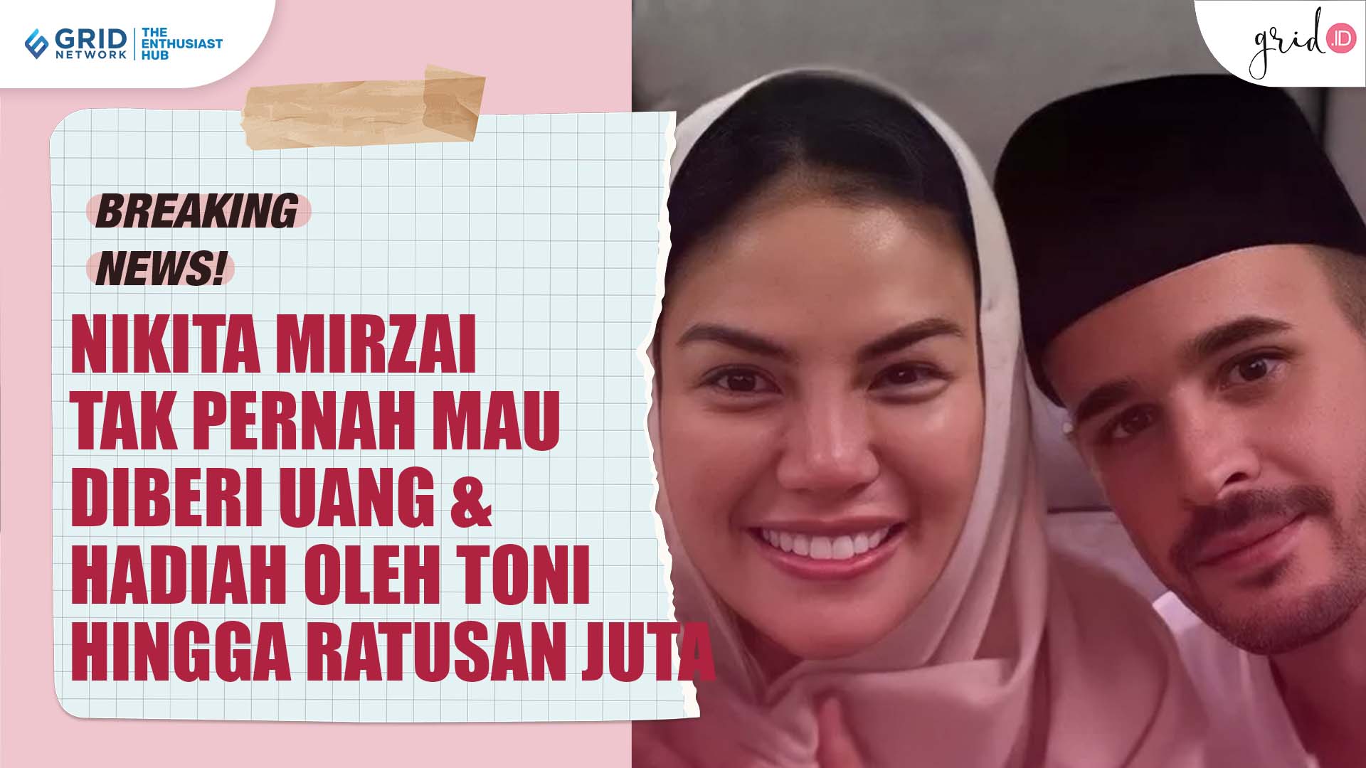 Nikita Mirzani Ngaku Tak Pernah Minta Di Tranfer Uang Hingga Ratusan Juta Dari Toni Dedola