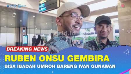 Ruben Onsu Merasakan Berkah Luar Biasa Bisa Bertemu Ivan Gunawan Saat Umroh