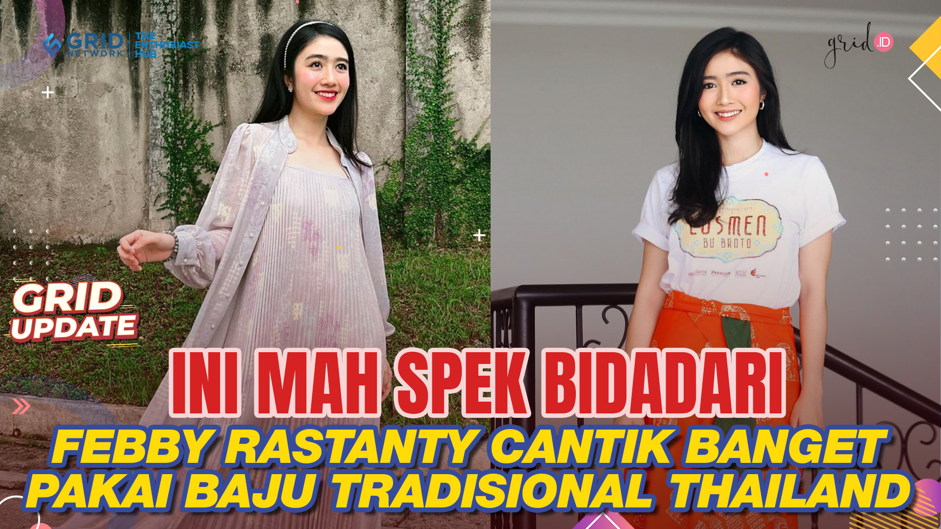 Video: Cantiknya Febby Rastanty Saat Kenakan Baju Tradisional Thailand ...