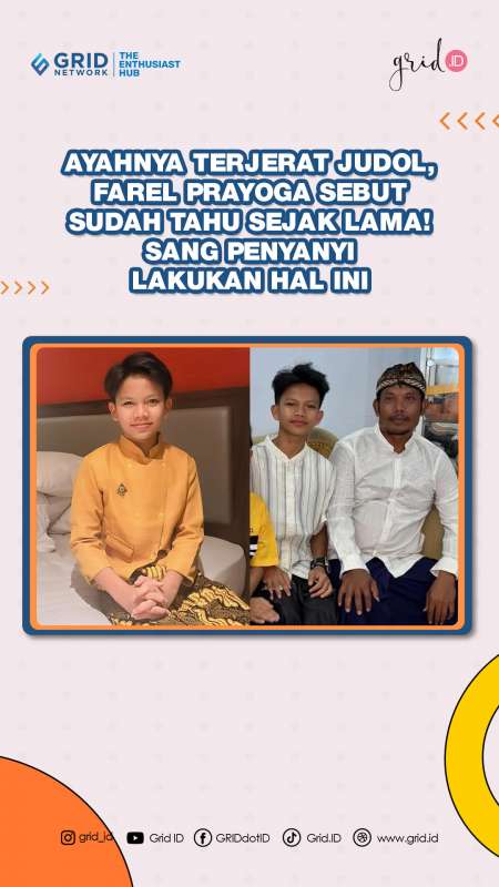 Ayah Farel Prayoga Terjerat Judol, Sang Penyanyi Sebut Sudah Tahu Dari Lama