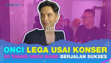 Onci Bisa Bernafas Lega Usai Konser 30 Tahun Band UNGU Berjalan Lancar
