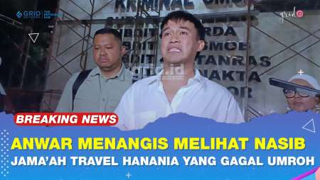 Sambil Menangis! Anwar BAB Klarifikasi Keterkaitan Dirinya Dengan Travel Umroh Hanania