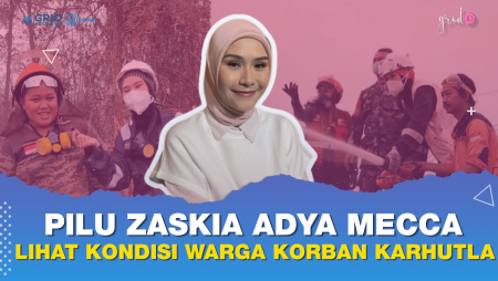 Zaskia Adya Mecca Menangis Saat Jadi Relawan Karhutla Kalimantan, Pilu Lihat Kondisi Warga