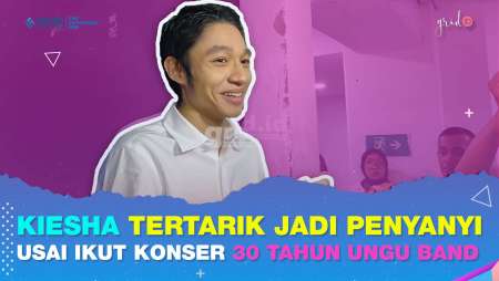 Kiesha Alvaro Girang Usai Sukses Ikut Nyanyi Di Konser 30 Tahun Band Ungu