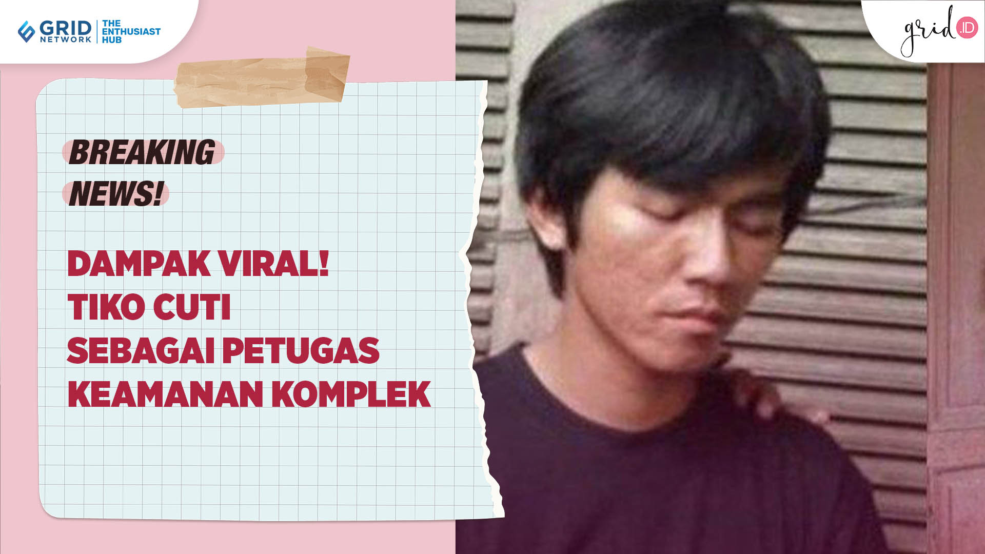 Dampak Rumah Viral! Tiko Cuti Sebagai Petugas Keamanan, Ketua RT Pastikan Tetap Beri Upah