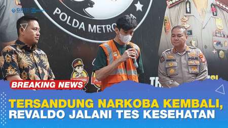 Revaldo Ditangkap atas Kasus Narkoba dan Jalani Tes Kesehatan di Polres Jakbar