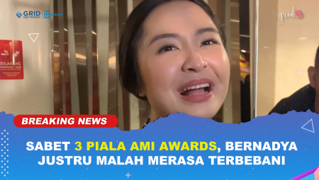 Bernadya Sabet 3 Piala AMI Awards, Akui Merasa Terbebani