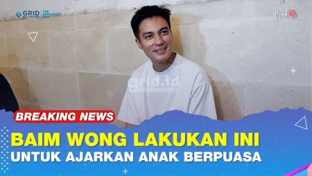 Jadi Single Parent, Begini Cara Baim Wong Ajarkan Kedua Putranya Berpuasa