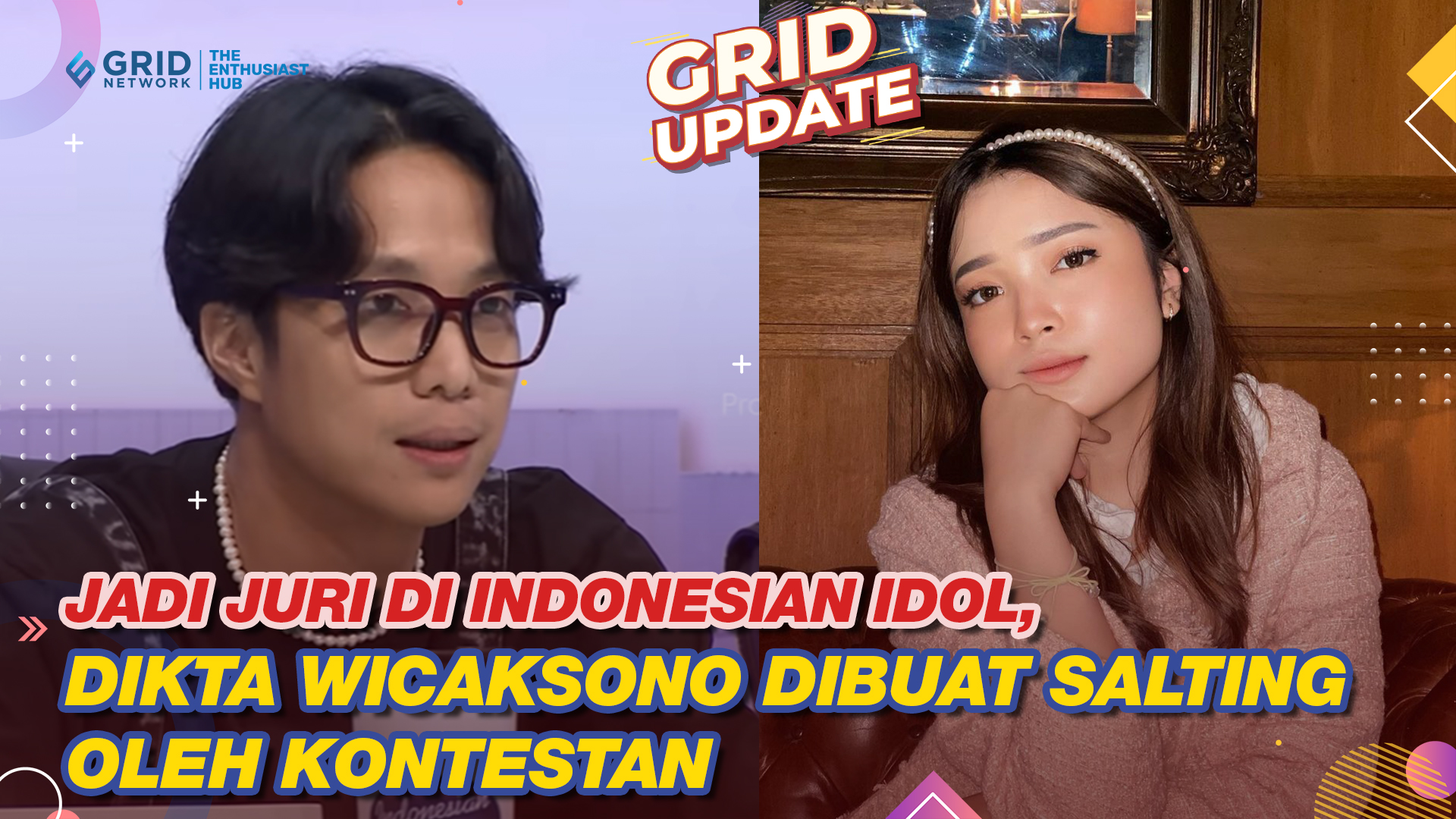Dikta Wicaksono Salting gara-gara Didekati Bunga Kontestan Indonesian Idol 2023