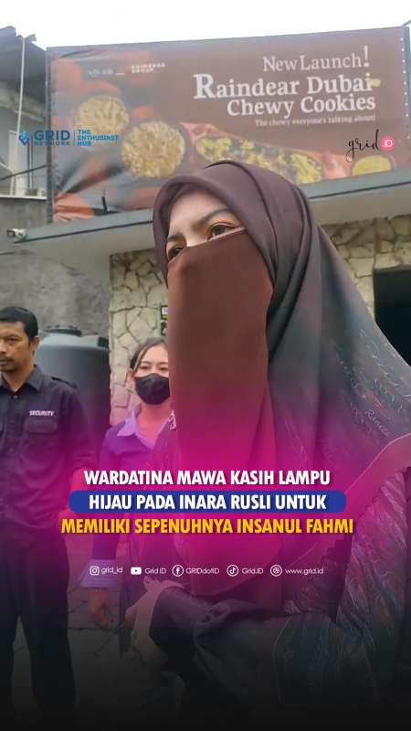 Wardatina Mawa Ikhlaskan Insanul Fahmi Dimiliki Sepenuhnya Oleh Inara Rusli