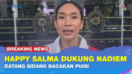 Happy Salma Beri Dukungan Pada Nadiem Makarim & Keluarga Di Persidangan