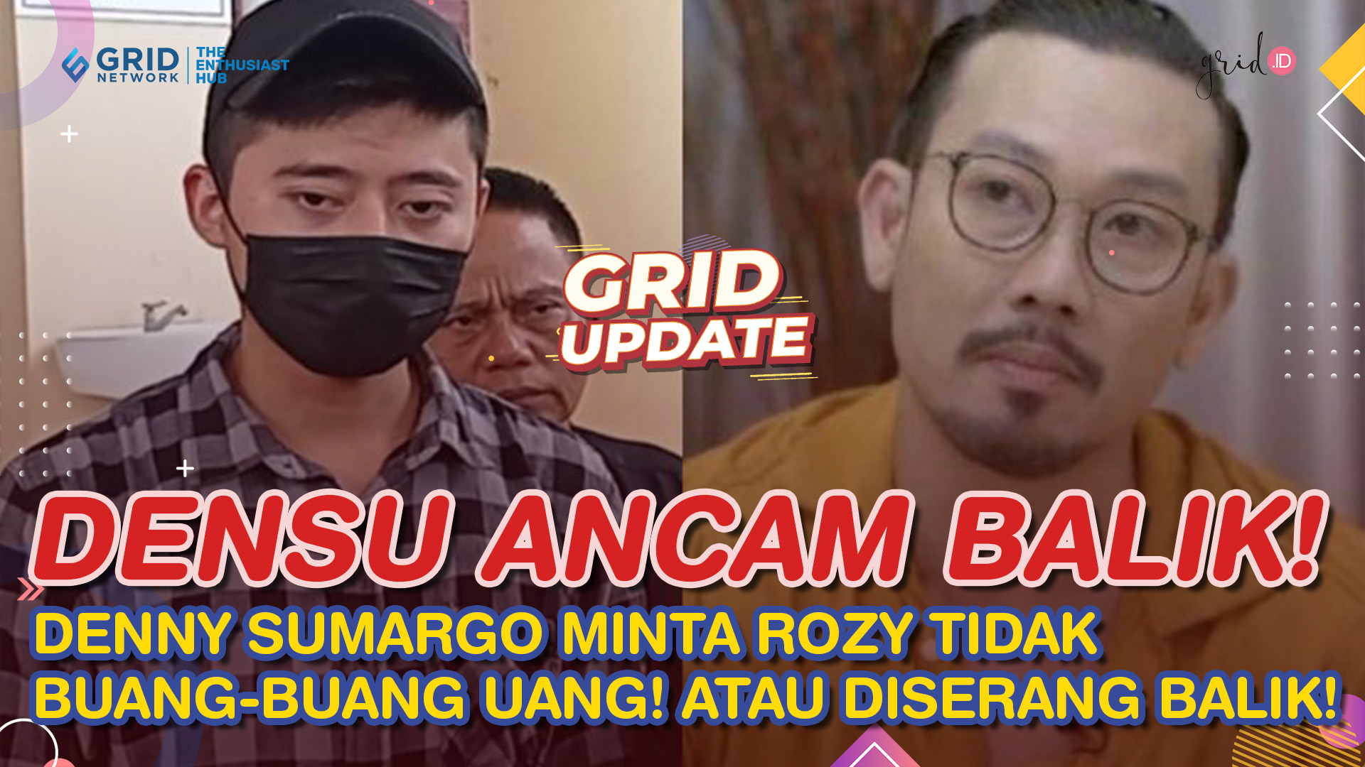 Rozy Laporkan Denny Sumargo, Densu: Jangan Buang-Buang Uang!