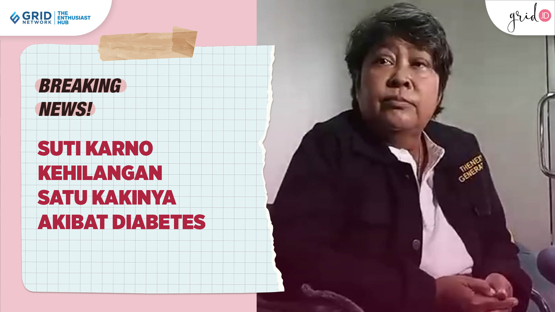18 Menderita Diabetes, Suti Karno Harus Rela Mengamputasi Salah Satu Kakinya