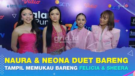 Kakak Beradik Naura & Neona Tampil Memukau Saat Collab Bareng Felicia & Sheera The Icon