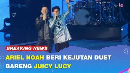 Ariel Noah Berikan Kejutan Pada Band Juicy Lucy Saat Manggung Di Tiktok Awards