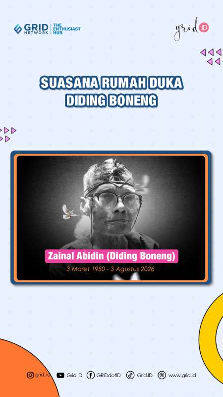 Suasana Haru Di Rumah Duka Aktor Senior Diding Boneng