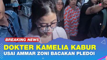 Dokter Kamelia Kabur Tinggalkan Ruang Sidang Usai Ammar Zoni Bacakan Pledoi