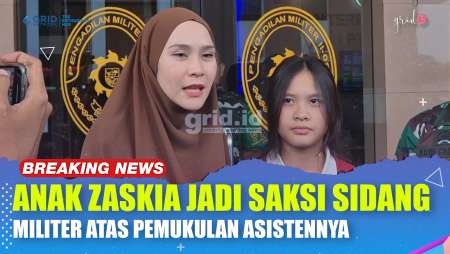 Zaskia Adya Mecca Dampingi Anak Jadi Saksi Sidang Militer Atas Pemukulan Asistennya Oleh Oknum TNI