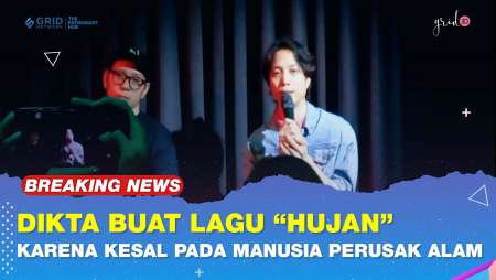 Dikta Wicaksono Resah Dengan Prilaku Manusia Yang Merusak Alam Lewat Lagu "HUJAN"