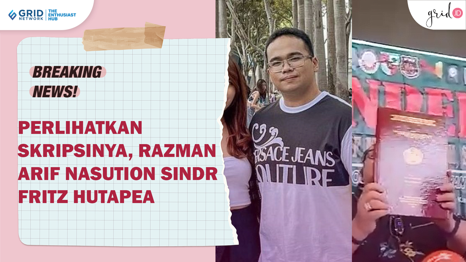 Perlihatkan Hasil Skripsinya, Razman Arif Nasution Sindir Fritz Hutapea